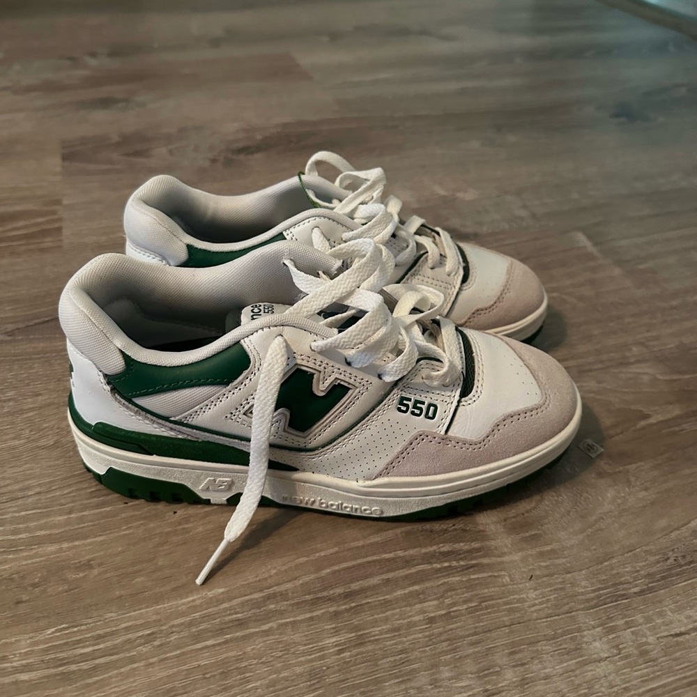 New Balance 550 white/green